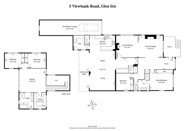 Floorplan of Homely house listing, 5 Viewbank Road, Glen Iris VIC 3146