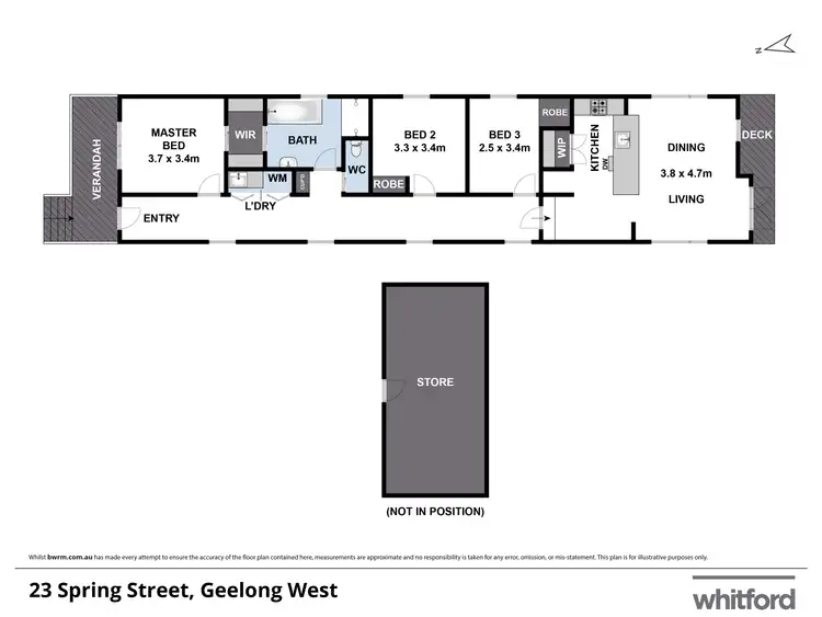 Floorplan of Homely house listing, 23 Spring Street, Geelong West VIC 3218