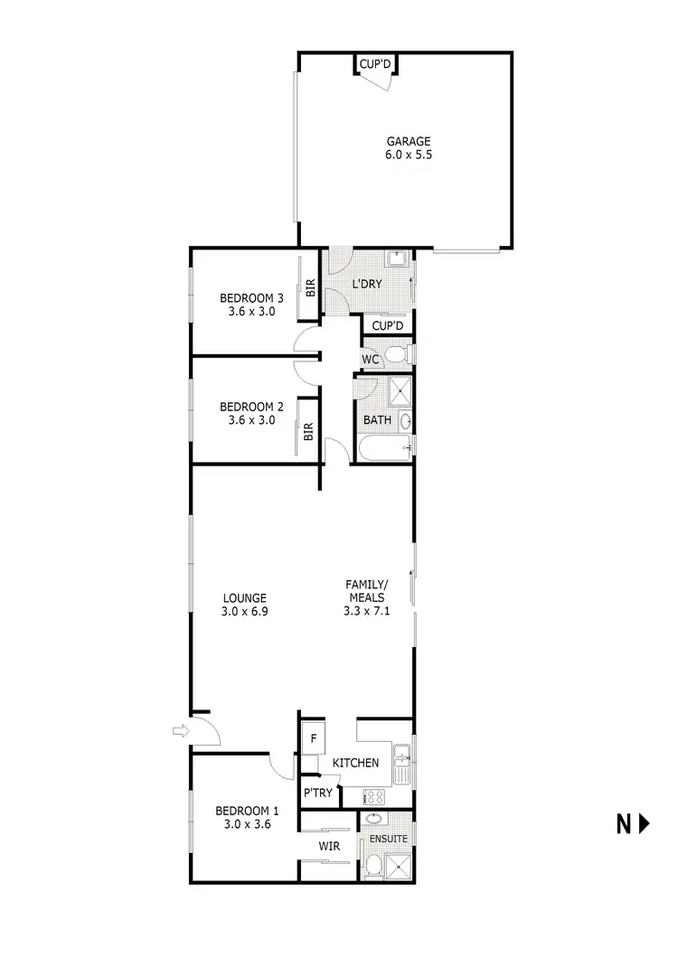 Floorplan of Homely house listing, 16 Laffy Street, Wallan VIC 3756