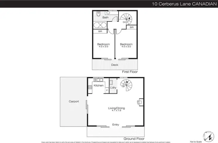 Floorplan of Homely house listing, 10 Cerberus Lane, Canadian VIC 3350