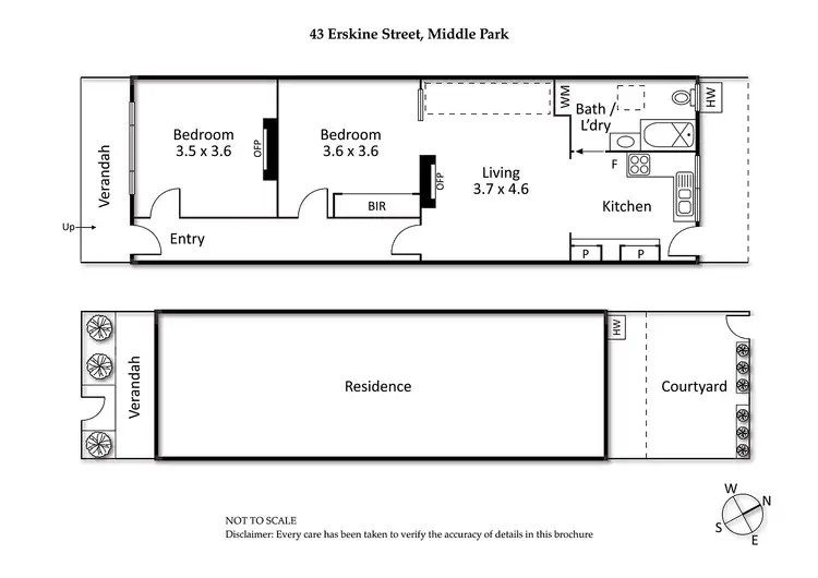 Floorplan of Homely house listing, 43 Erskine Street, Middle Park VIC 3206