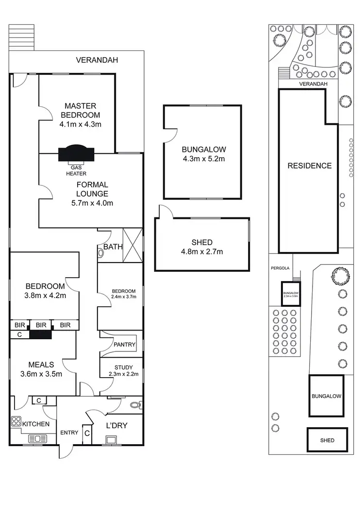 Floorplan of Homely house listing, 36 Currajong Road, Hawthorn East VIC 3123
