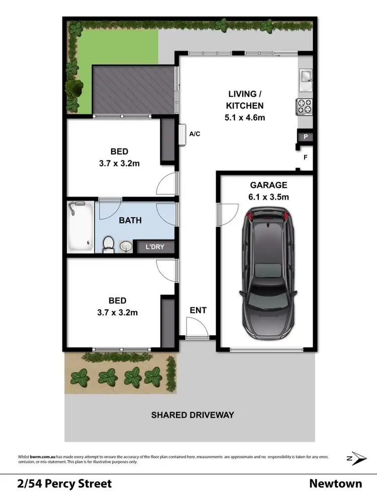 Floorplan of Homely house listing, 2/54 Percy Street, Newtown VIC 3220