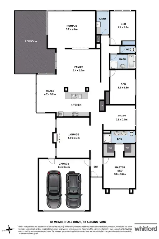 Floorplan of Homely house listing, 63 Meadenhall Drive, St Albans Park VIC 3219
