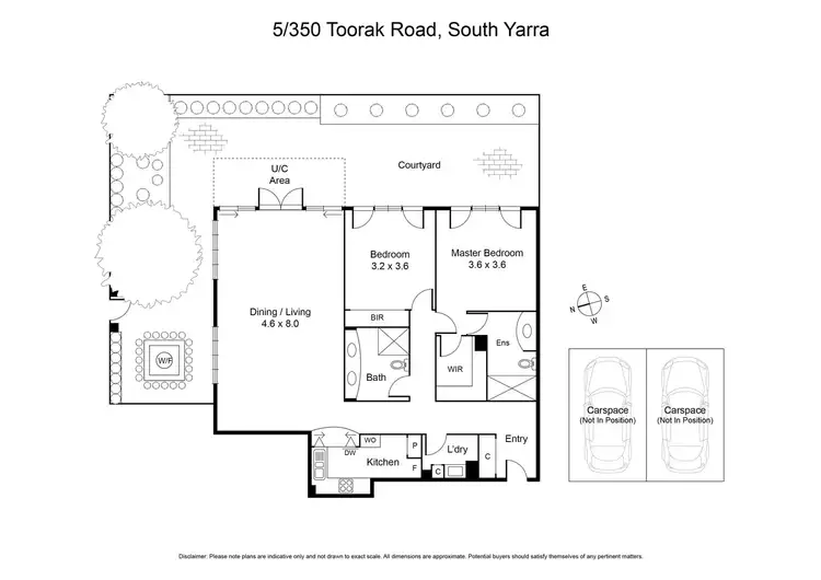 Floorplan of Homely apartment listing, 5/350 Toorak Road, South Yarra VIC 3141