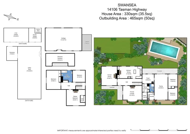 Floorplan of Homely house listing, 14106 Tasman Highway, Swansea TAS 7190