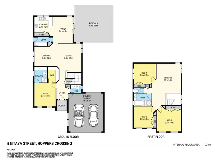 Floorplan of Homely house listing, 5 Nitaya Street, Hoppers Crossing VIC 3029