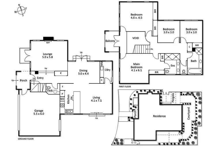 Floorplan of Homely house listing, 36 Beacon Vista, Port Melbourne VIC 3207