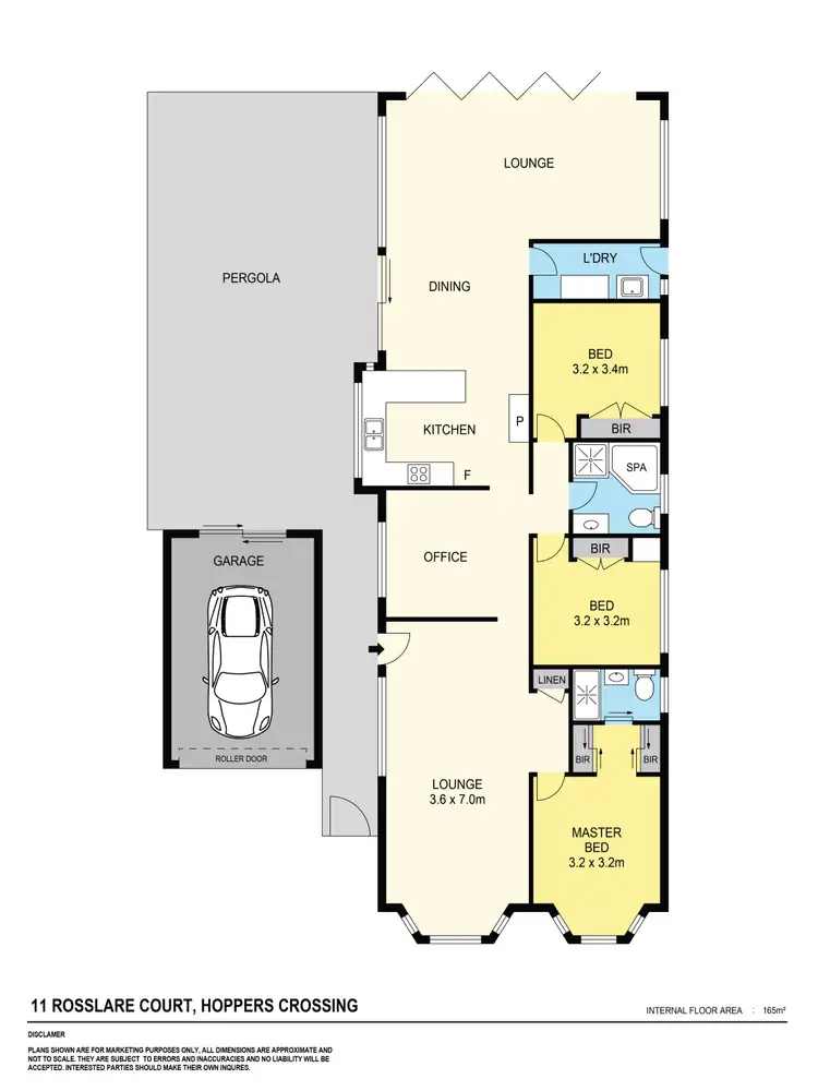 Floorplan of Homely house listing, 11 Rosslare Court, Hoppers Crossing VIC 3029