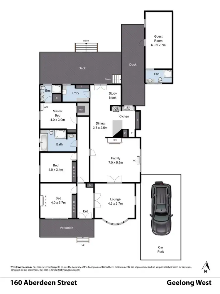Floorplan of Homely house listing, 160 Aberdeen Street, Geelong West VIC 3218