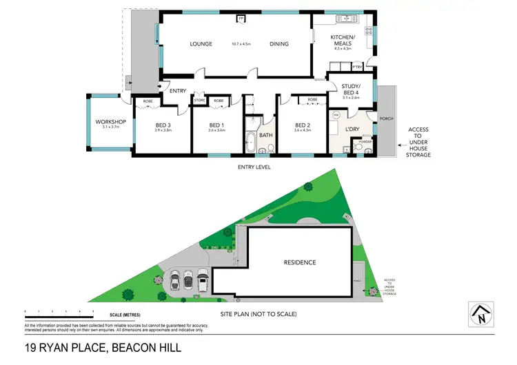 Floorplan of Homely house listing, 19 Ryan Place, Beacon Hill NSW 2100