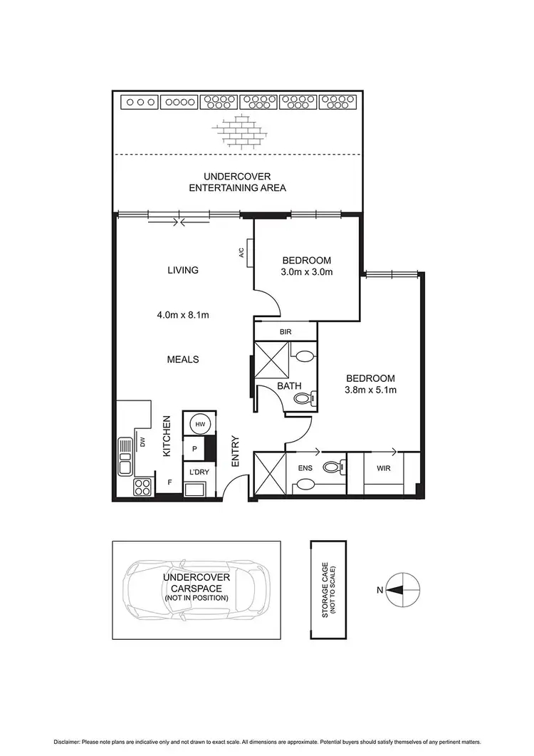 Floorplan of Homely apartment listing, 8/33-35 Childers Street, Mentone VIC 3194