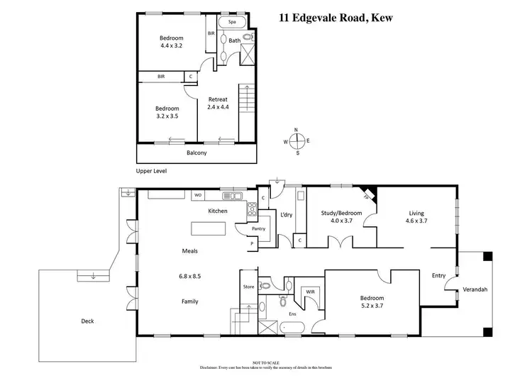 Floorplan of Homely house listing, 11 Edgevale Road, Kew VIC 3101