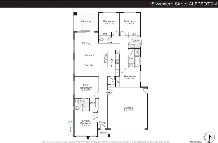 Floorplan of Homely house listing, 16 Wexford Street, Alfredton VIC 3350