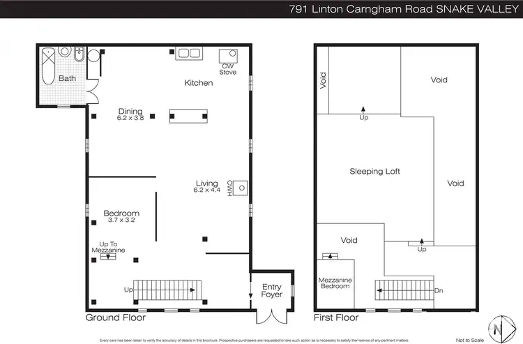Floorplan of Homely house listing, 791 Linton-Carngham Road, Snake Valley VIC 3351