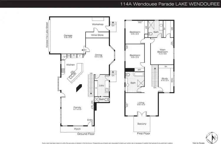 Floorplan of Homely house listing, 114A Wendouree Parade, Lake Wendouree VIC 3350
