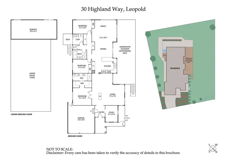 Floorplan of Homely house listing, 30 Highland Way, Leopold VIC 3224