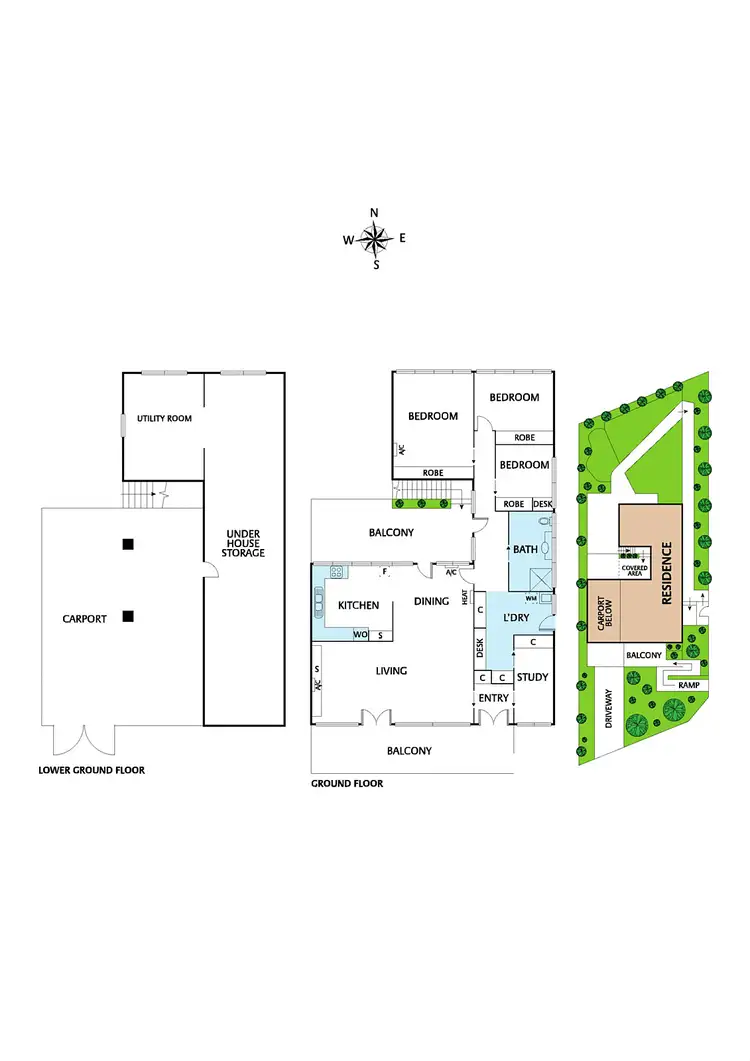 Floorplan of Homely house listing, 1 Astley Street, Montmorency VIC 3094