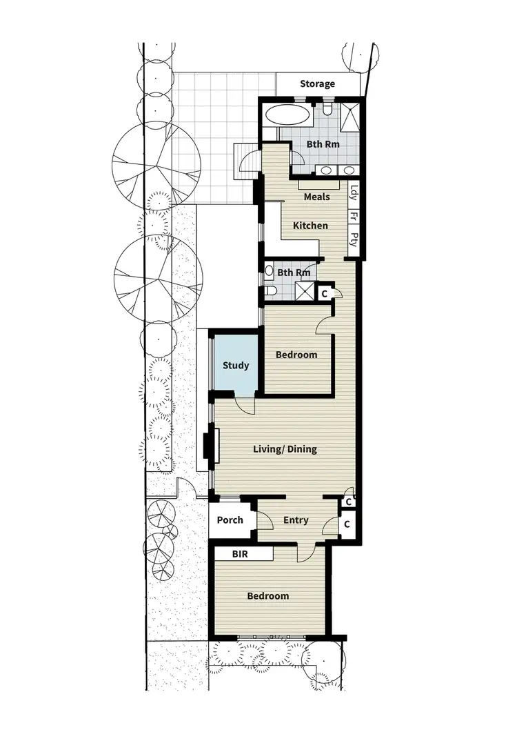 Floorplan of Homely house listing, 63 Ludbrook Avenue, Caulfield South VIC 3162
