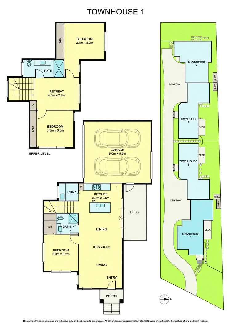 Floorplan of Homely townhouse listing, 2&4/26 Railway Crescent, Croydon VIC 3136