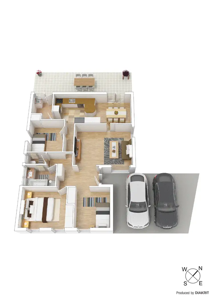 Floorplan of Homely house listing, 9 Benjamin Court, Clarinda VIC 3169