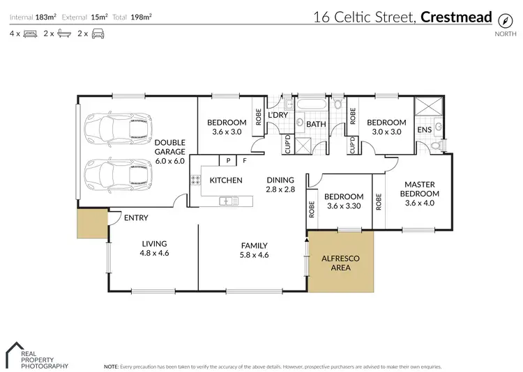 Floorplan of Homely house listing, 16 Celtic Street, Crestmead QLD 4132