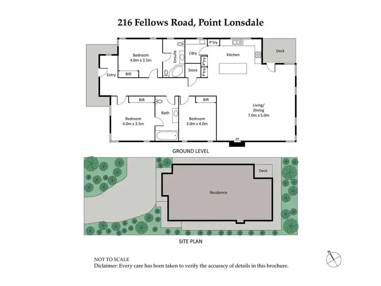 Floorplan of Homely house listing, 216 Fellows Road, Point Lonsdale VIC 3225