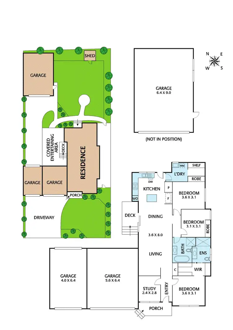 Floorplan of Homely house listing, 6 Parkstone Drive, Bayswater North VIC 3153