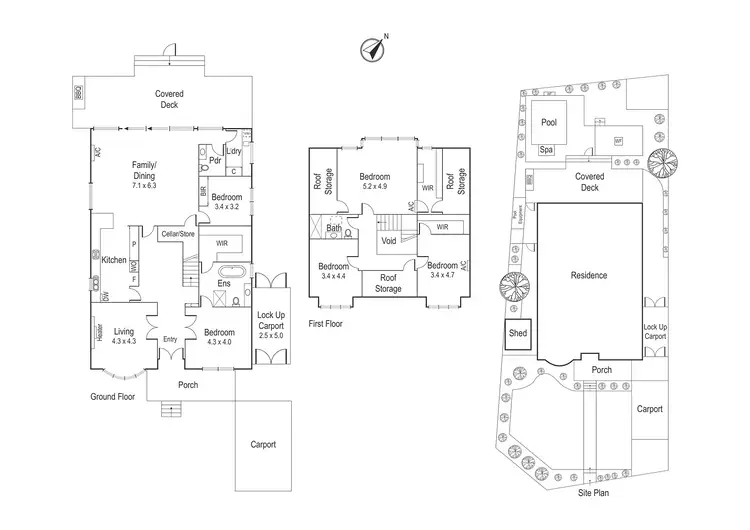 Floorplan of Homely house listing, 9 Townsend Street, Ivanhoe VIC 3079