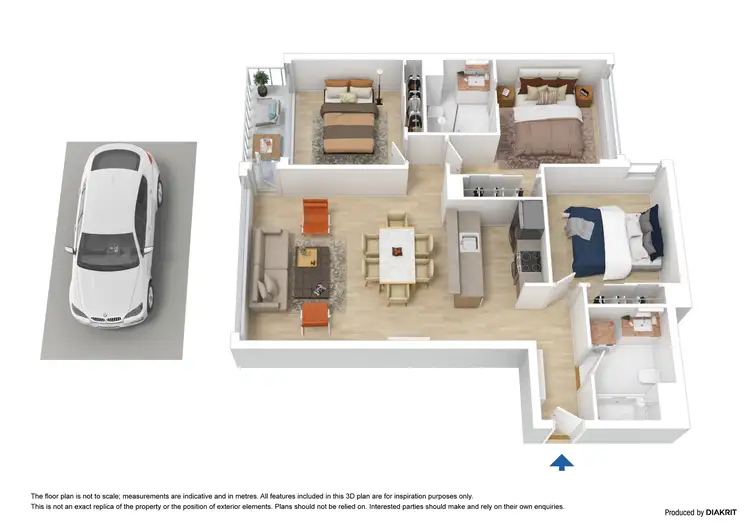 Floorplan of Homely apartment listing, 67/416 St Kilda Road, Melbourne VIC 3004