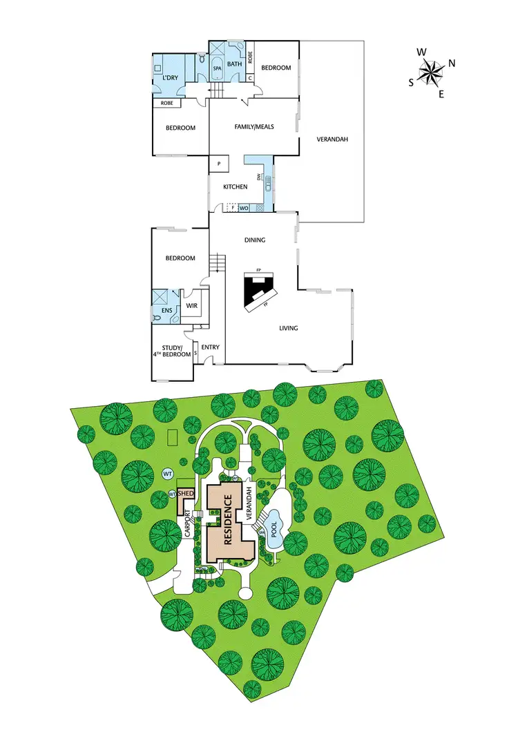 Floorplan of Homely house listing, 11 Kruses Road, North Warrandyte VIC 3113
