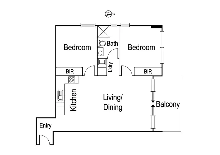 Floorplan of Homely apartment listing, 101/31-35 Rosanna Road, Heidelberg VIC 3084