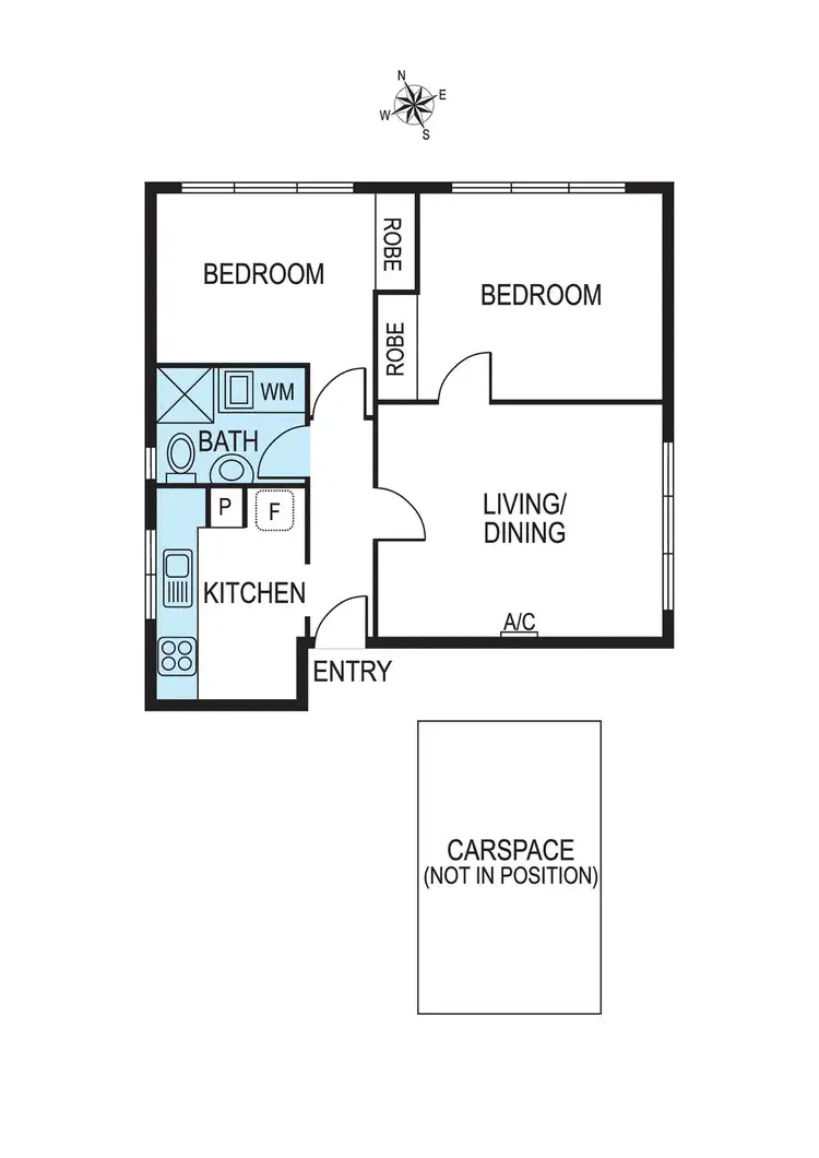 Floorplan of Homely apartment listing, 4/17 Oak Grove, Ripponlea VIC 3185