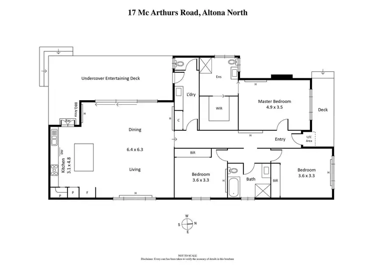 Floorplan of Homely house listing, 17 McArthurs Road, Altona North VIC 3025