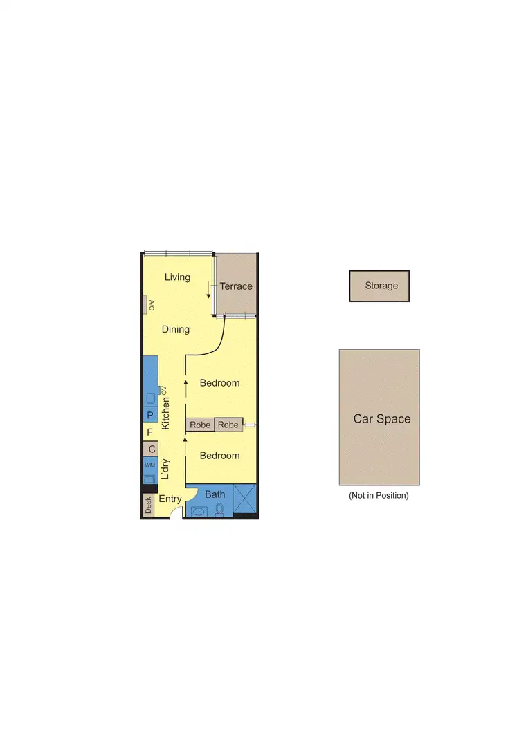 Floorplan of Homely apartment listing, 217/347 Camberwell Road, Camberwell VIC 3124