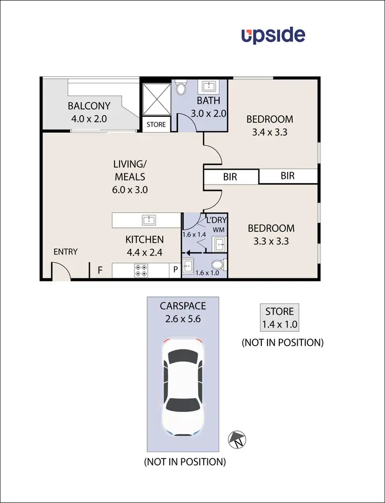 Floorplan of Homely unit listing, 107/25 Belmont Avenue, Glen Iris VIC 3146