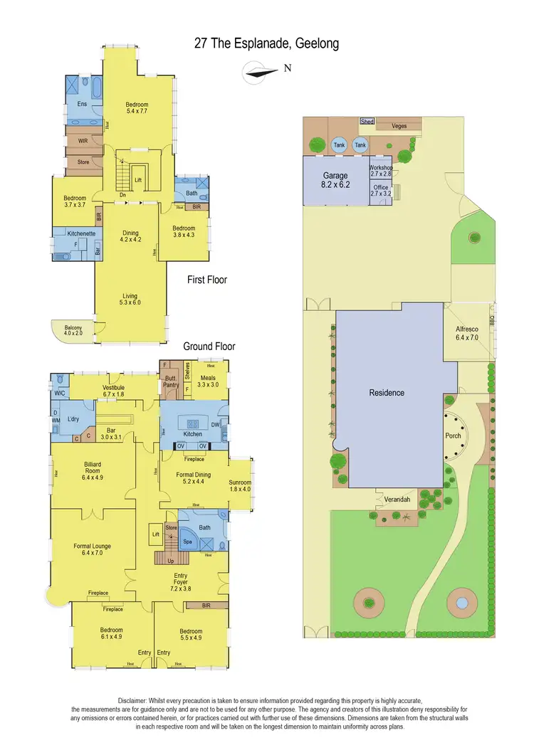 Floorplan of Homely house listing, 27 The Esplanade, Geelong VIC 3220