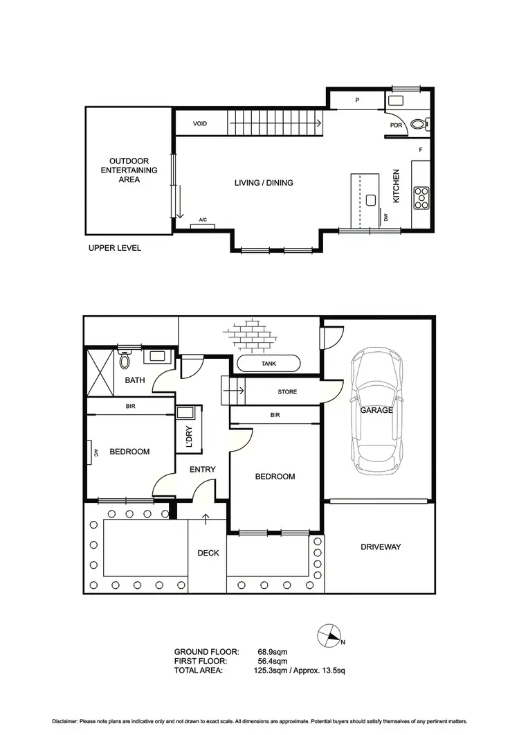 Floorplan of Homely townhouse listing, 84 Montrose Avenue, Edithvale VIC 3196
