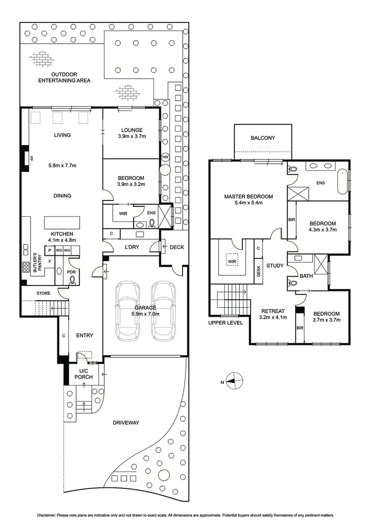 Floorplan of Homely townhouse listing, 46a Gladesville Drive, Bentleigh East VIC 3165