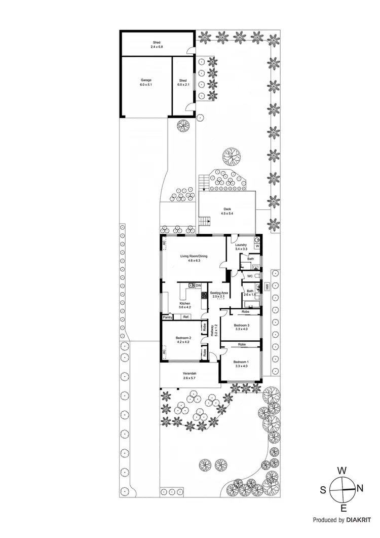 Floorplan of Homely house listing, 11 Adrienne Crescent, Mount Waverley VIC 3149