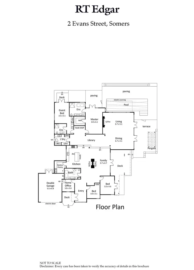 Floorplan of Homely house listing, 2 Evans Street, Somers VIC 3927