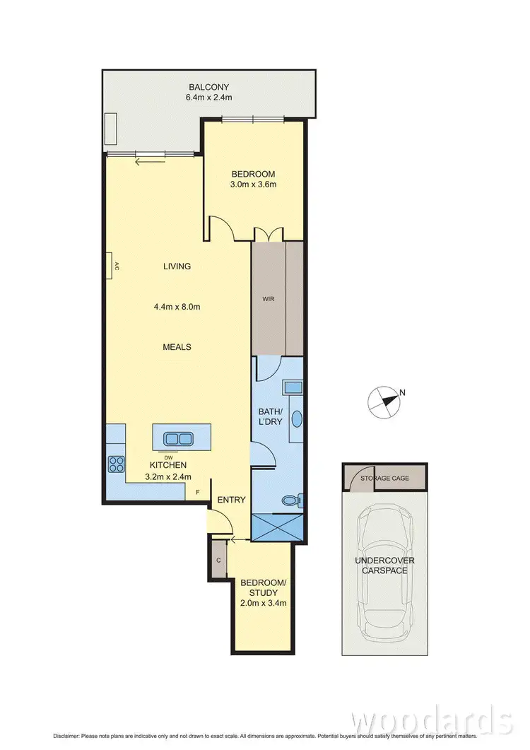 Floorplan of Homely apartment listing, 307/8 Berkeley Street, Doncaster VIC 3108
