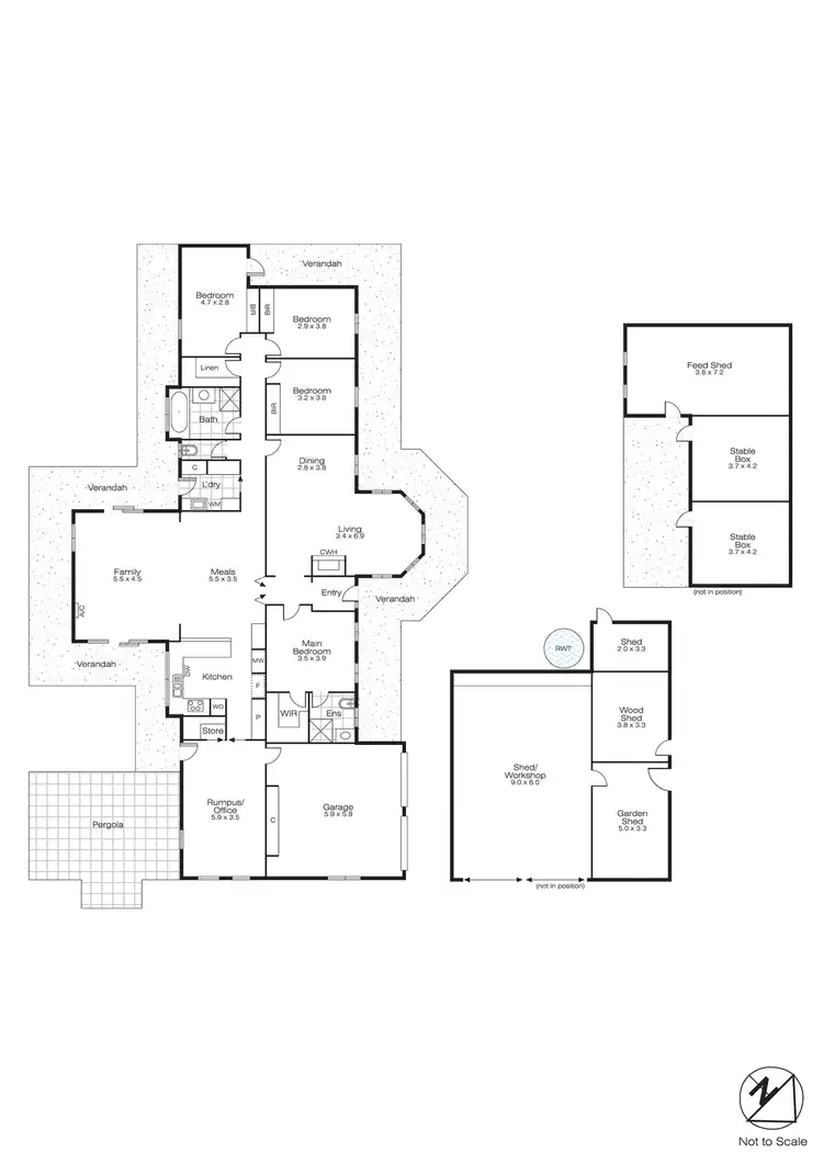 Floorplan of Homely house listing, 200 Sharpes Road, Miners Rest VIC 3352