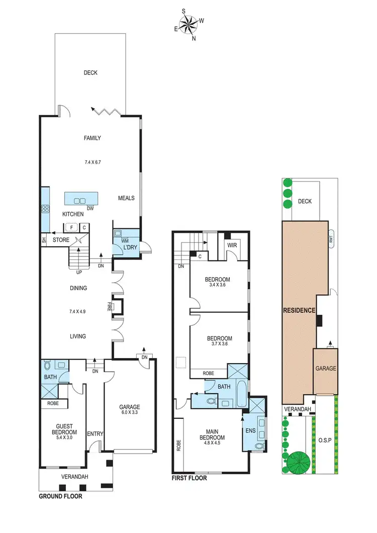 Floorplan of Homely townhouse listing, 10A Esper Avenue, Oakleigh South VIC 3167