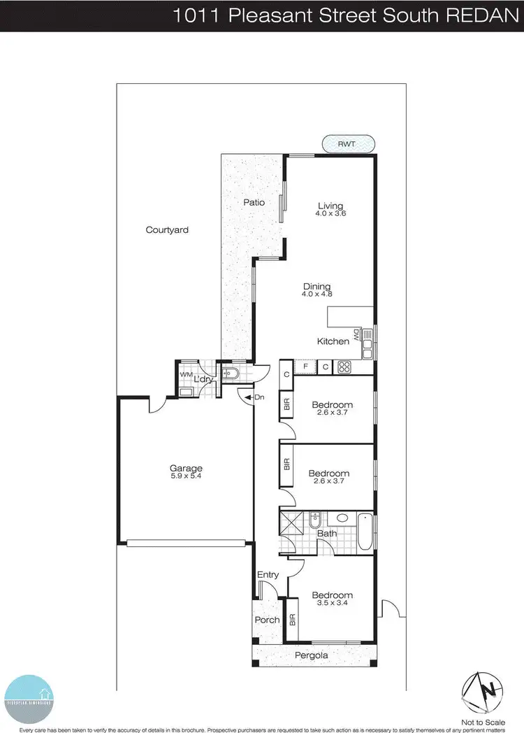 Floorplan of Homely house listing, 1011 Pleasant Street South, Redan VIC 3350