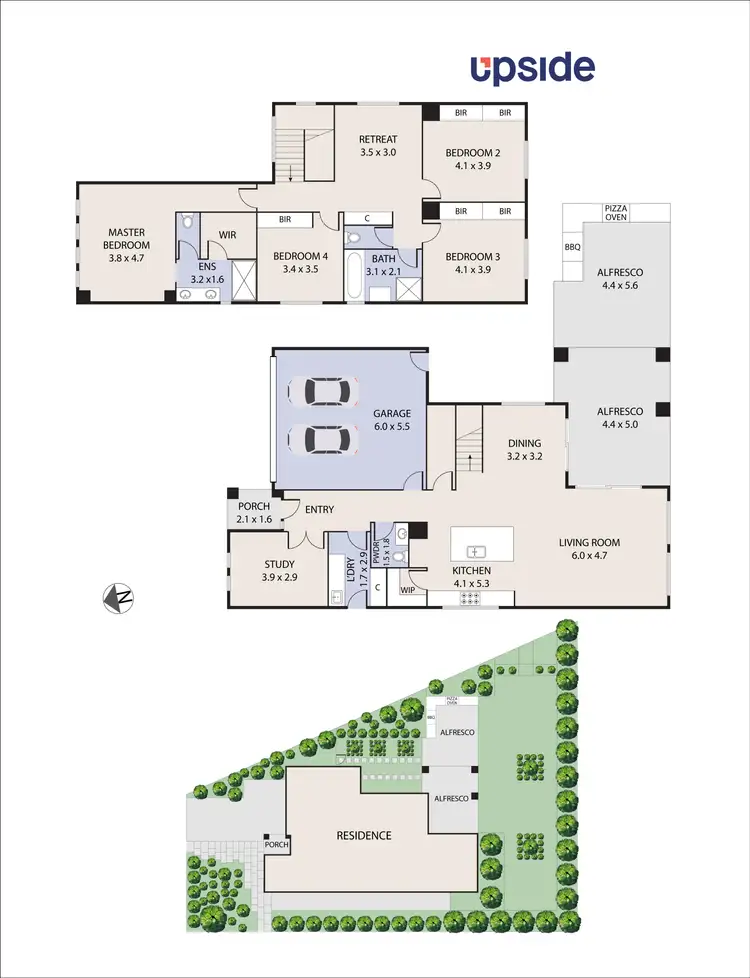 Floorplan of Homely house listing, 5 Eamon Drive, Viewbank VIC 3084