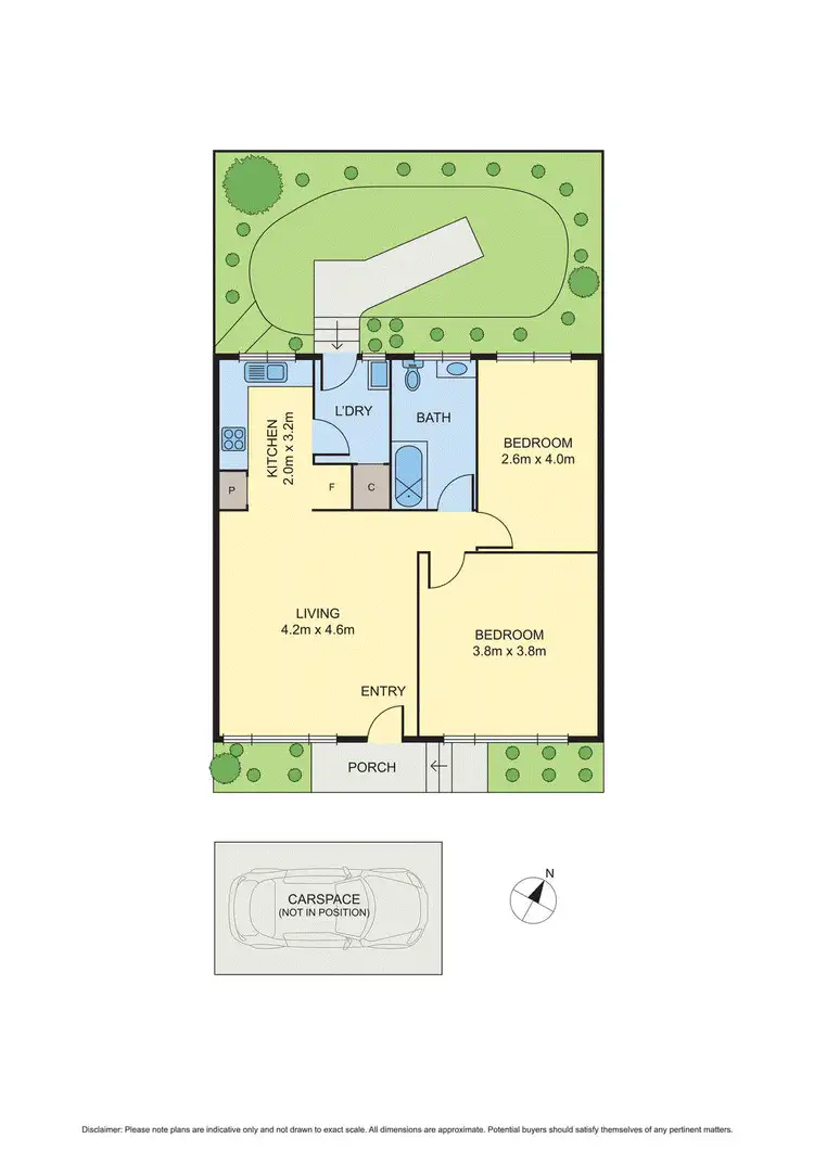 Floorplan of Homely unit listing, 2/27 Morcom Avenue, Ringwood East VIC 3135