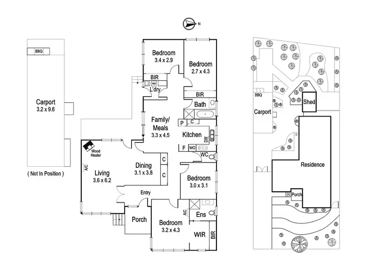 Floorplan of Homely house listing, 61 Rosemar Circuit, Viewbank VIC 3084