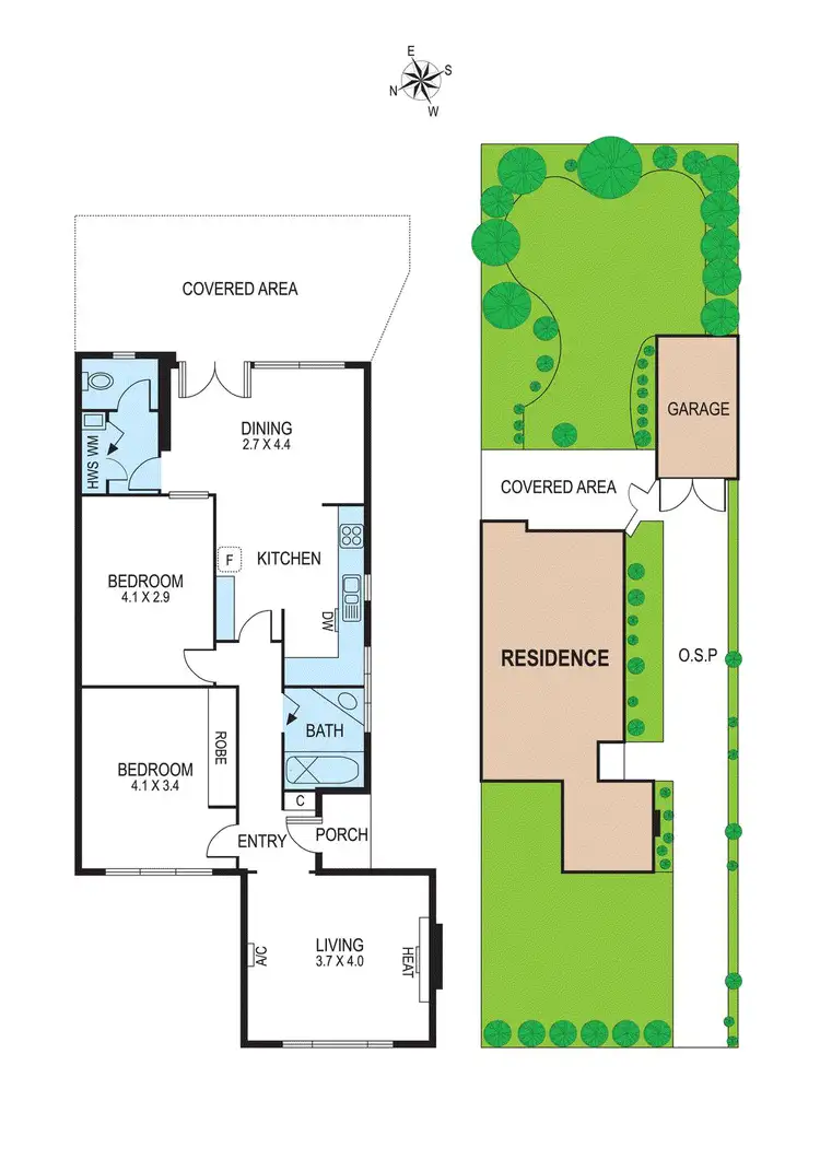 Floorplan of Homely house listing, 3 Second Avenue, Murrumbeena VIC 3163