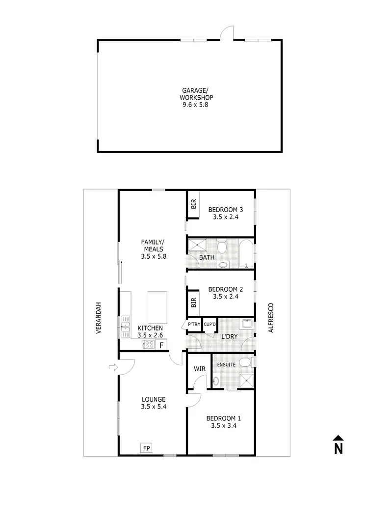 Floorplan of Homely house listing, 11 Andrew Avenue, Waterford Park VIC 3658